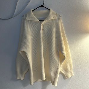 OAK+FORT Pullover - Cream